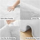 thumbnail image 5 of Alfombra Merelax Suave de Peluche Esponjoso 152x244 cm Marfil, 5 of 7