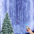 thumbnail image 5 of Luces navideñas LED Decoración Hada Decoración de año nuevo para habitación Guirnaldas Cortina de cuerdas Cascadas Tiras Dormitorios Novedad 2024, 5 of 5