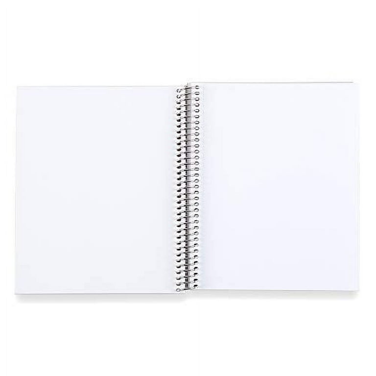 7 x 9 Spiral Bound Blank Sketchbook Notebook - Layers Colorful. 160 Page  Writing & Drawing Unlined Sketch Book. 80Lb Thick Mohawk Paper. Stickers