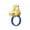 #2658-Yellow, variant on Digital Display Bladeless Mini Desk Fan - Wrist Watch Style Wearable Portable Fan with 360° Adjustable Wind Direction USB Rechargeable Handheld Fan for Outdoor, Commuting,and Office Use