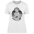 thumbnail image 1 of Little Angel Sculpture Design T-Shirt Women -Image by Shutterstock, Female XX-Large, 1 of 2