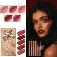 BONINGGG Indulge In Chocolate Lipstick Set Non Stick Finish The Lip