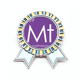 thumbnail image 1 of Quimica elementos periodo cuadro metales de transición Meitnerio MT Insignia broche Medalla ganadora, 1 of 3