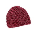 thumbnail image 4 of Crochet Hair Net Snood Beanie Lightweight Breathable Knit for Women Gym Shopping Festival Use, 4 of 9