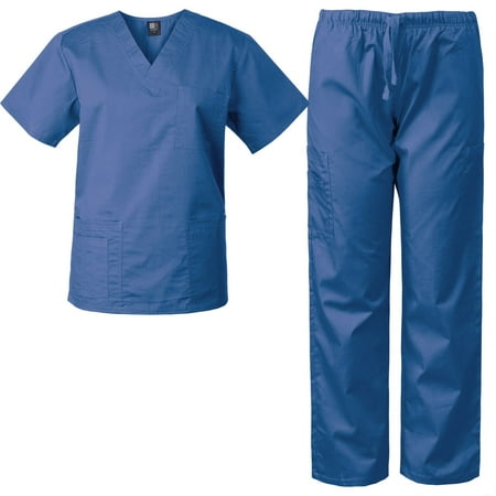 

Medgear Scrubs for Men and Women Scrubs Set Medical Uniform Scrubs Top and Pants