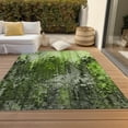 thumbnail image 6 of Addison Rugs Chantille Indoor/Outdoor Transitional Squares Green Washable Rectangle Rug, 9' x 12', 6 of 6