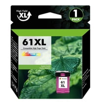 61 Ink Cartridge Tri-color Compatible for HP 61XL Color Ink for Envy 4500 5530 4502 Officejet 4630 4635 DeskJet 1000 1010 2050 2510 Printer (1-Pack)