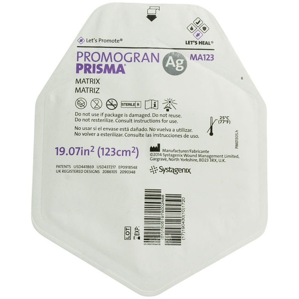 Systagenix MA123 Promogran Prisma Matrix Collagen Wound Dressing 19.07
