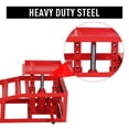 thumbnail image 3 of DSstyles Vehicle Ramps Heavy-Duty Hydraulic 5T Steel Car Ramps 10,000lb Max Load - Red 2 Pack, 3 of 7