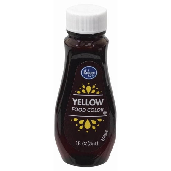 Kroger Yellow Food Coloring 1 fl oz - Pack of 1