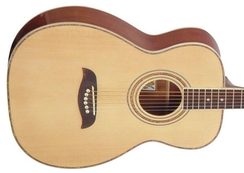 Oscar Schmidt OF2 Folk Acoustic Guitar. Natural