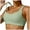 Light Green, variant on Bralette Bra for Women Backless Sports Bra for Women One Shoulder Padded Bustier Push Up Gym Yoga Workout Fitness Bralette Top