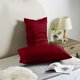 thumbnail image 2 of Funda de Almohada de Seda Casbrove Seda de Morera Suave y Transpirable Roja, 2 of 7