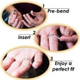 thumbnail image 4 of Ring Size Adjuster for Loose Rings – Invisible Silicone or Spring Insert for Resizing Without Damage (transparent,5 sets), 4 of 6