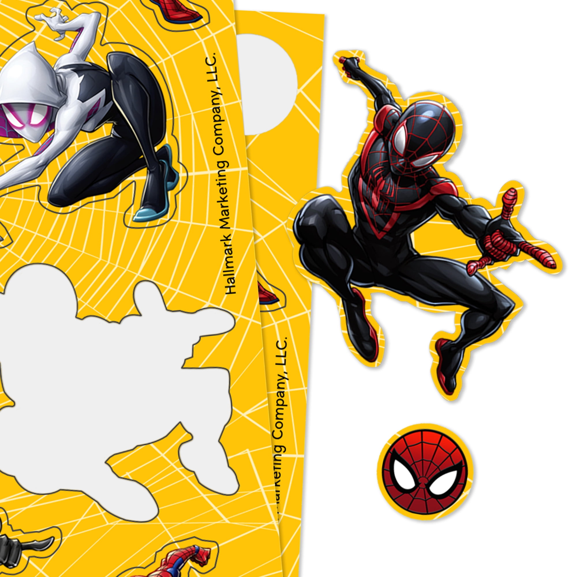 Hallmark Marvel Stickers (Spider-Man), 2 Sheets