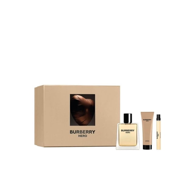 Set de regalo Burberry Hero para hombre de 3 piezas