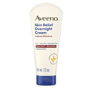 Aveeno Skin Relief Overnight Intense Moisture Cream, Unscented, 7.3 oz