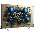 thumbnail image 2 of I Love Dad" Father's Day Photo Backdrop Banner - Versatile Polyester Decoration for Birthdays, Weddings & More, 2 of 5