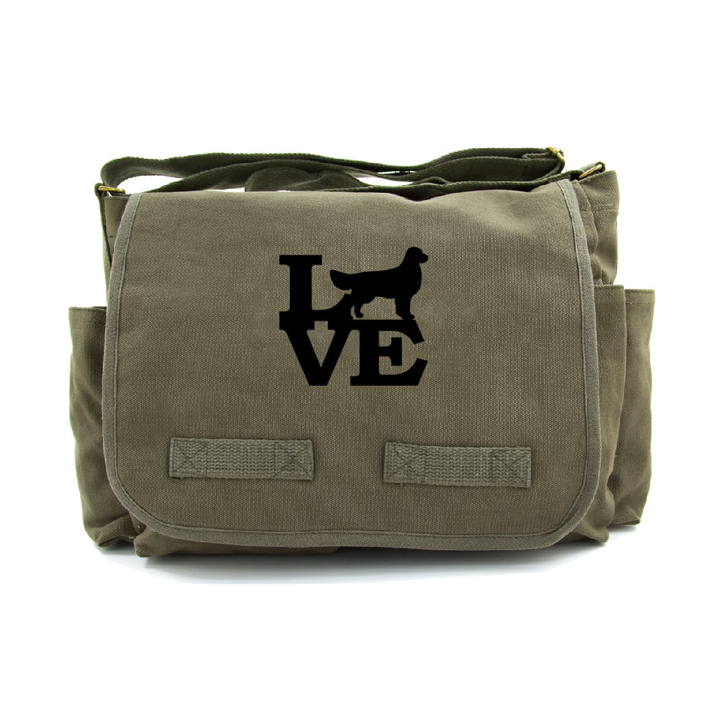 Live Love Smile Unisex Single Shoulder Pack Leisure Messenger Bag