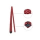 thumbnail image 2 of INSPIRE CHIC Corbata de lunares para hombres, juego de clip de corbata, gemelos, pañuelo de bolsillo para negocios y bodas en rojo y rosa, 2 of 6
