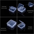 thumbnail image 3 of Zshan Small storage box with lid, plastic transparent box, jewelry, small beads storage box, classification box, 1 large storage box, 14 small storage boxes, 3 of 4