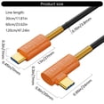 thumbnail image 3 of 40Gbps USB TypeC Cable for Efficient Data Transfer and 8K60hz Video Streaming on Multiple Devices Charging Data Cable, 3 of 9
