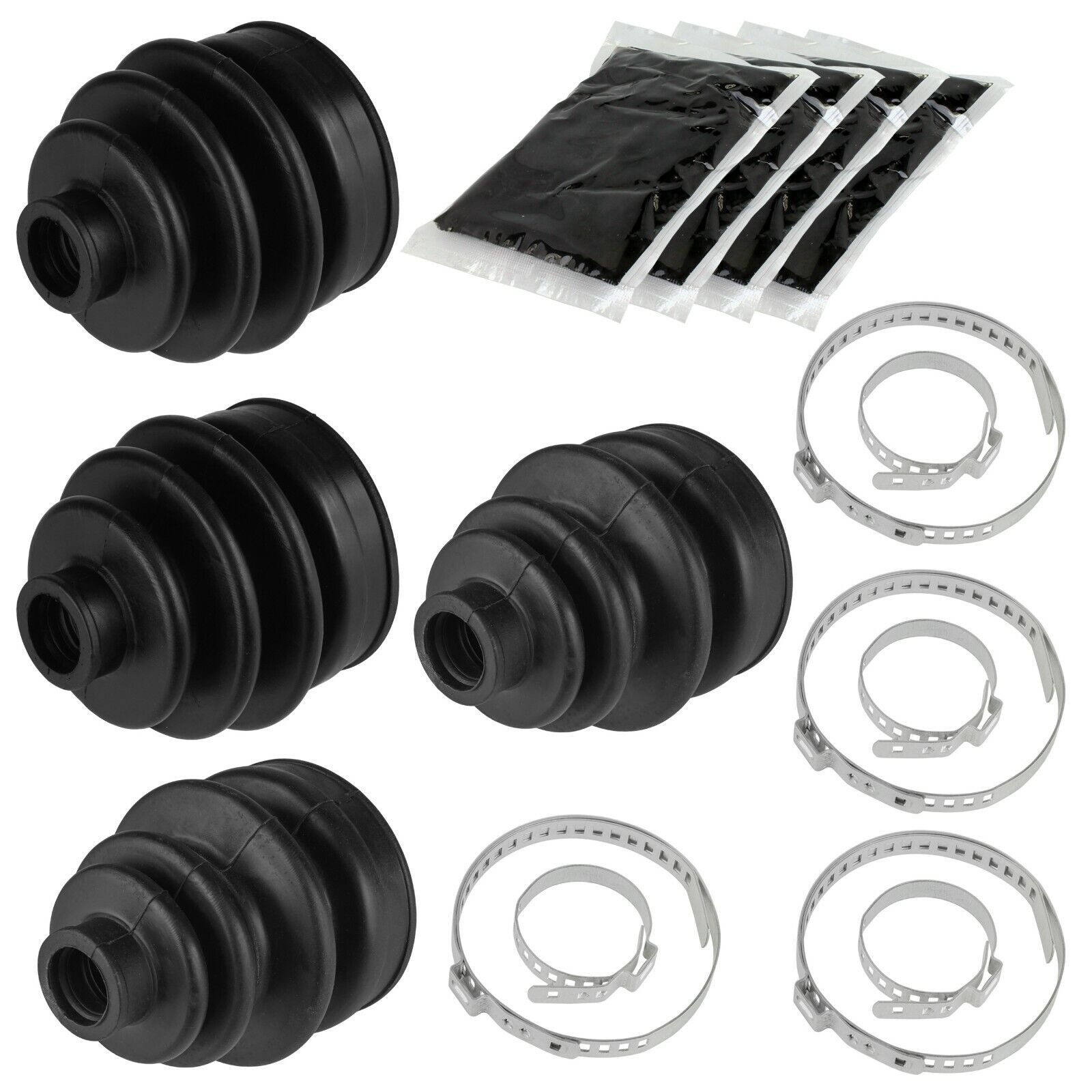 2 Front Axle Outer Inner CV Boot Kit for Honda TRX650FA Rincon 650 4X4