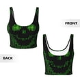 thumbnail image 5 of Picia Numbers Skull Sports Bra for Women,Padded Strappy Sports Bras Medium Support Yoga Bra with Removable Cups,Running Yoga Bra-Large, 5 of 9