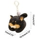 thumbnail image 3 of Llavero de peluche con cola meneante | Llavero de animal de peluche animado | Simulador de mascota interactivo con cascabel | Diseño adorable de panda y perro | Regalo original para niños y adultos, 3 of 5