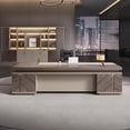thumbnail image 4 of Computer Compuradora Office Desk Standing Organizers Student Makeup Office Desk Conference Schreibtisch Luxury Furniture My Lux Decor Round, 4 of 18