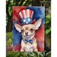 thumbnail image 3 of Caroline's Treasures 11.25" x 15.5" Polyester Patriotic Theme Garden Flag,Chihuahua Water Resistant, 3 of 5