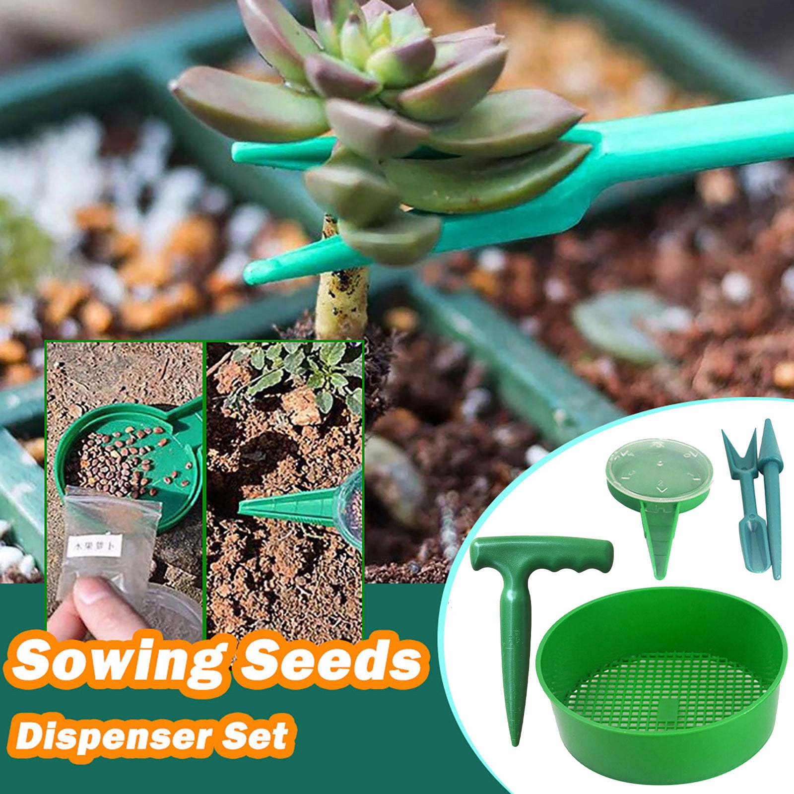 SHENGXINY Gardening Tools Clearance Set Of 5 Sowing Seed Dispenser Set shengxiny-gardening-tools-clearance-set-of-5-sowing-seed-dispenser-set
