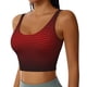 thumbnail image 2 of Balery Red Geometric Sujetadores deportivos con espalda cruzada para mujer, acolchados, sin costuras, de alto impacto, ideales para yoga, gimnasio, entrenamiento y fitness.-XX-Large, 2 of 8