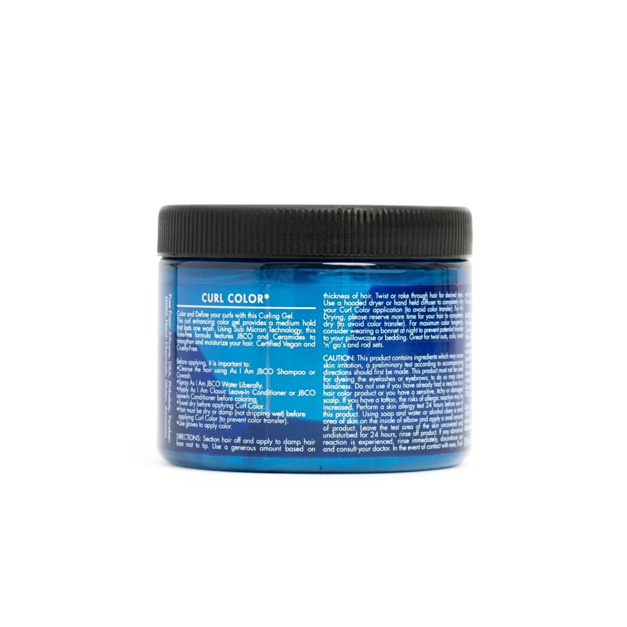 As I Am Curl Color™ Temporary Color Gel Damage-Free - Cool Blue, Unisex, 6 oz with JBCO and Ceramides