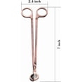 thumbnail image 3 of Candle Wick Trimmer Stainless Steel, Polished Cutter Clipper for Candle Maintenance Antique Copper, 3 of 4