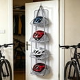 thumbnail image 2 of Hanging Mesh Storage Organizer 4-Tier Wall Mount Stuffed Animal Mesh Storage Over Door Space-Saving Net Organizer Organization Holder for Plushie Sports Balls Toys Bedroom Playroom Wardrobe Wall, 2 of 5