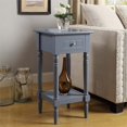 thumbnail image 1 of Convenience Concepts Table d'Appoint Carrée French Country Khloe en Finition Bois Gris, 1 of 3