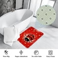 thumbnail image 3 of Ladybird Anti-Slip Polyester Kitchen Mat Indoor Rug Indoor Carpet Machine Washable, 3 of 6