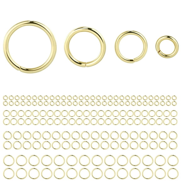Alexcraft Jump Rings Kit With 900PCS - Open Jump Rings 4/6/8/10mm Lobster Clasps and Jump Rings Opener for Jewelry Making Keychains and Necklace Repair(400Pcs 250Pcs 150Pcs 100Pcs)