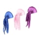 thumbnail image 3 of 3pcs Mujeres Gorro de Larga Pérdida de Cabello Bufanda Sombrero Pirata Gorro - Azul + Rosa + Morado Sunnimix Mujer Hombre Durag Sombreros, 3 of 7