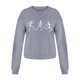 thumbnail image 1 of Manga larga Cuello redondo Cuello redondo Linda Ropa fresca Moda Damas Liviano Gris m Hugo Sudadera de Crewneck, 1 of 9