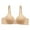 Beige, variant on THDHVS Wireless Bras for Women,Sports Bras for Women,Lady's Nursing Bra Front Release Glossy Comfortable Breathable Bra Underwear No Rims