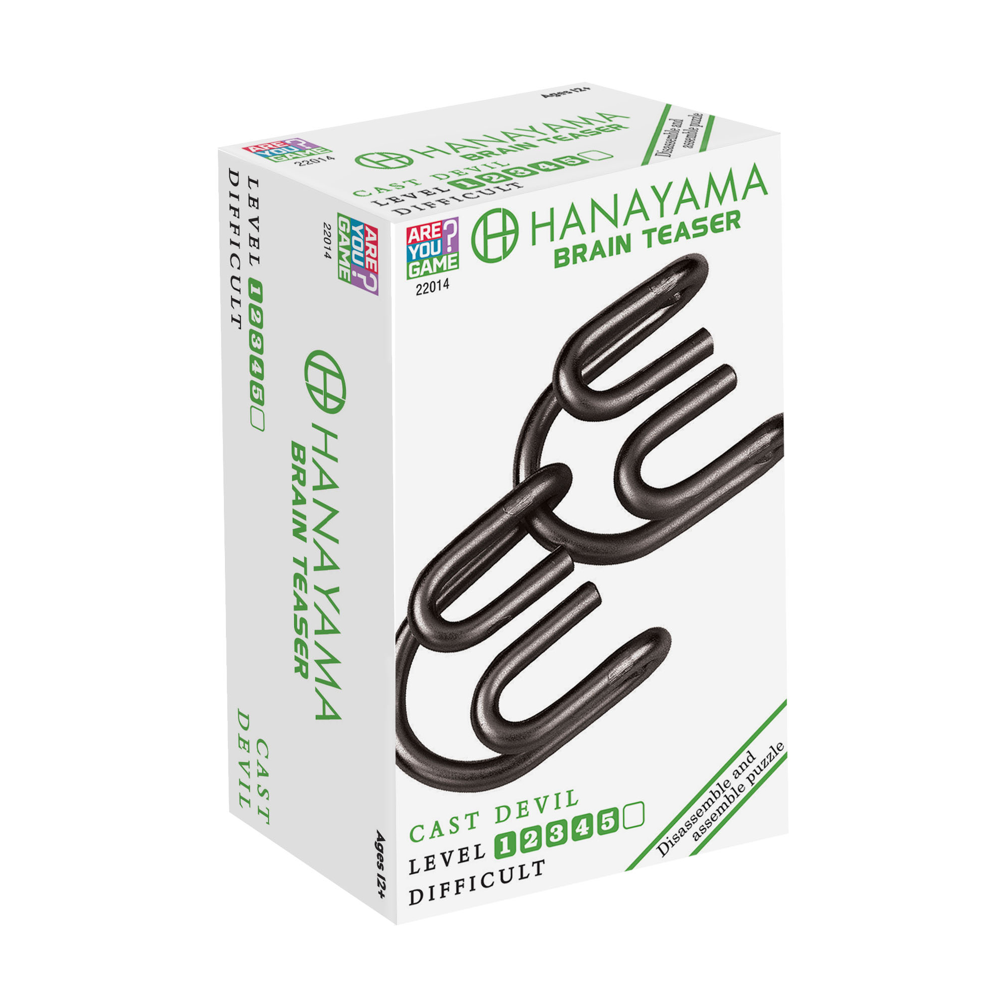 AreYouGame.com Hanayama Level 5 Cast Puzzle - Devil