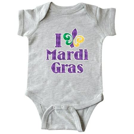 

Inktastic I Love Mardi Gras Gift Baby Boy or Baby Girl Bodysuit