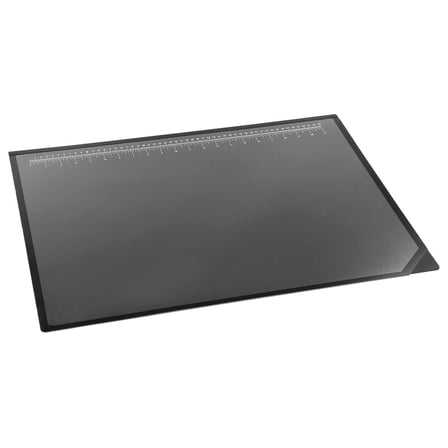 41200 Office Products 20" x 31" Pad Lift-top Desktop Organizer Desk Mat, Black/Clear