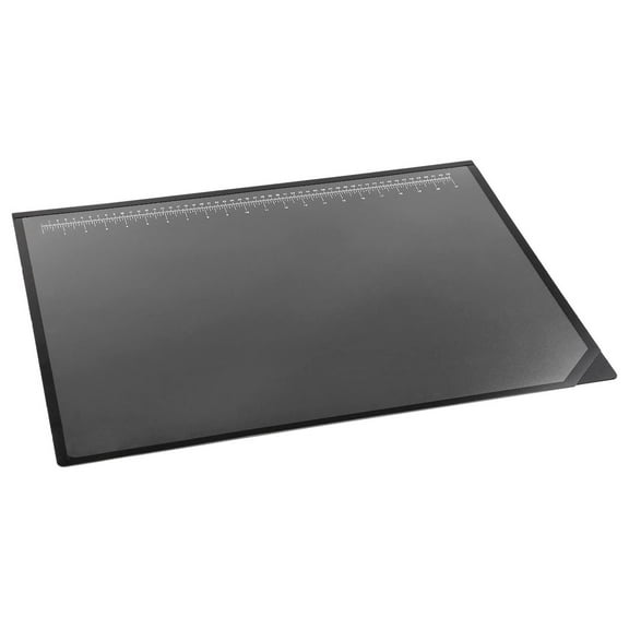 41200 Office Products 20" x 31" Pad Lift-top Desktop Organizer Desk Mat, Black/Clear