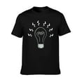 thumbnail image 4 of Light Bulb And Flashes Unisex Short Sleeve T-Shirt – Soft Cotton Graphic Tee, Minimalist Summer Top, Casual Everyday Shirt, Gift For Him Or Her, 4 of 14