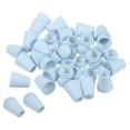 thumbnail image 1 of Unique Bargains Lake Blue Bell End Stopper Cord Rope Lock, 20 Pack, 1 of 5