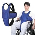 thumbnail image 2 of ENLUNTRA Wheelchair Seatbelt with Pocket,Non-Slip and Drop-Resistant Wheelchair Safety Belt with Adjustable Straps Buckles for The Elderly, Vest Anti-Fall Wheelchair Harness, 2 of 8