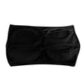 thumbnail image 7 of Jinhomg Women Bandeau Bra Padded Strapless Bralette Bra Seamless Bandeau Tube Top Bra Black Free Size, 7 of 7